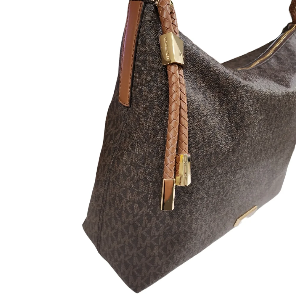 Michael Kors Signature Brown Shoulder Bag - Picture 11 of 16